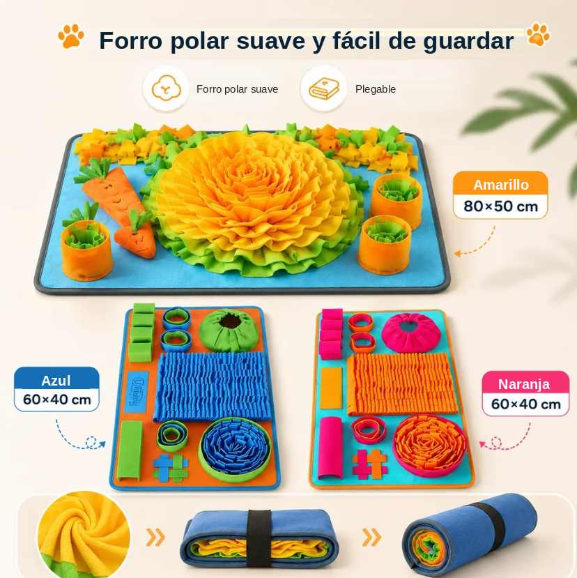 Alfombra Olfativa Antiansiedad para Perros