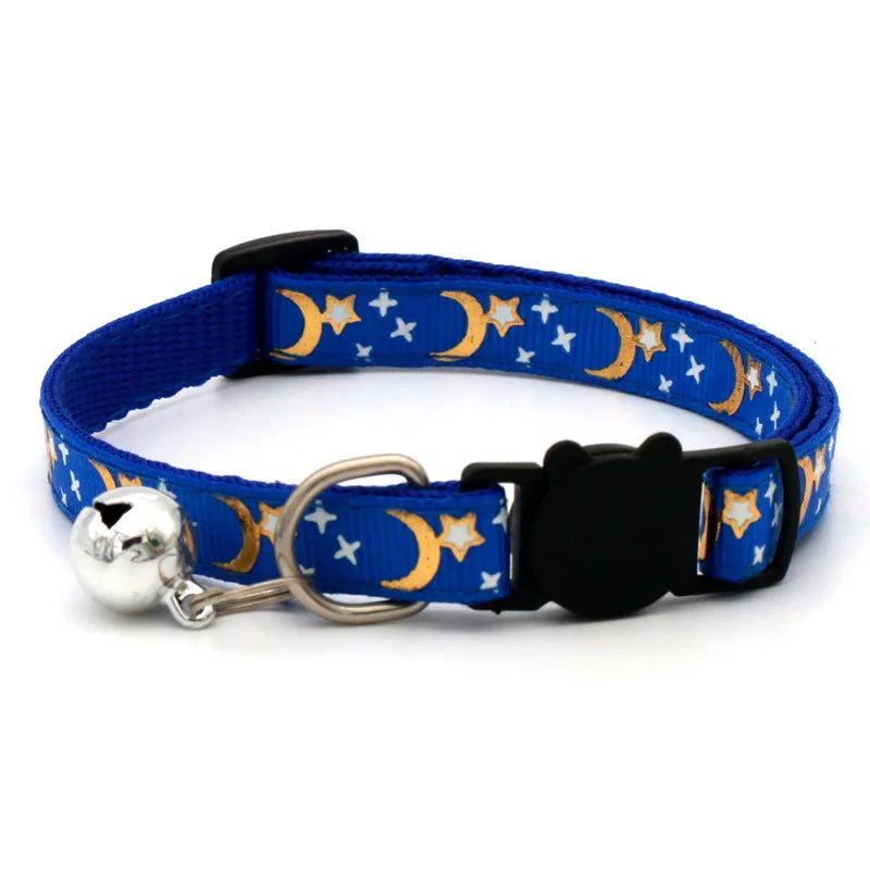 Collar Ajustable con Cascabel para Gatos, Diseño de Seguridad
