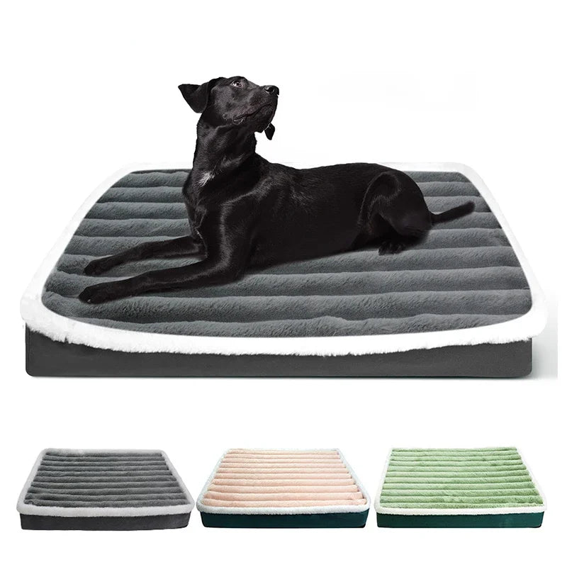 Cama Ortopédica Extra Acolchada Rectangular para Perros y Gatos
