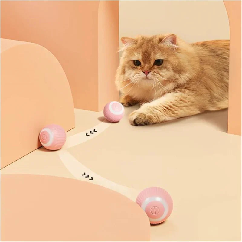 Bola Giratoria Eléctrica Interactiva para Gatos
