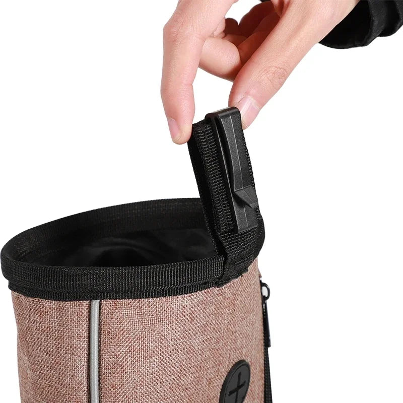 Riñonera Dispensadora de Premios para Perros con Bolsa para Heces