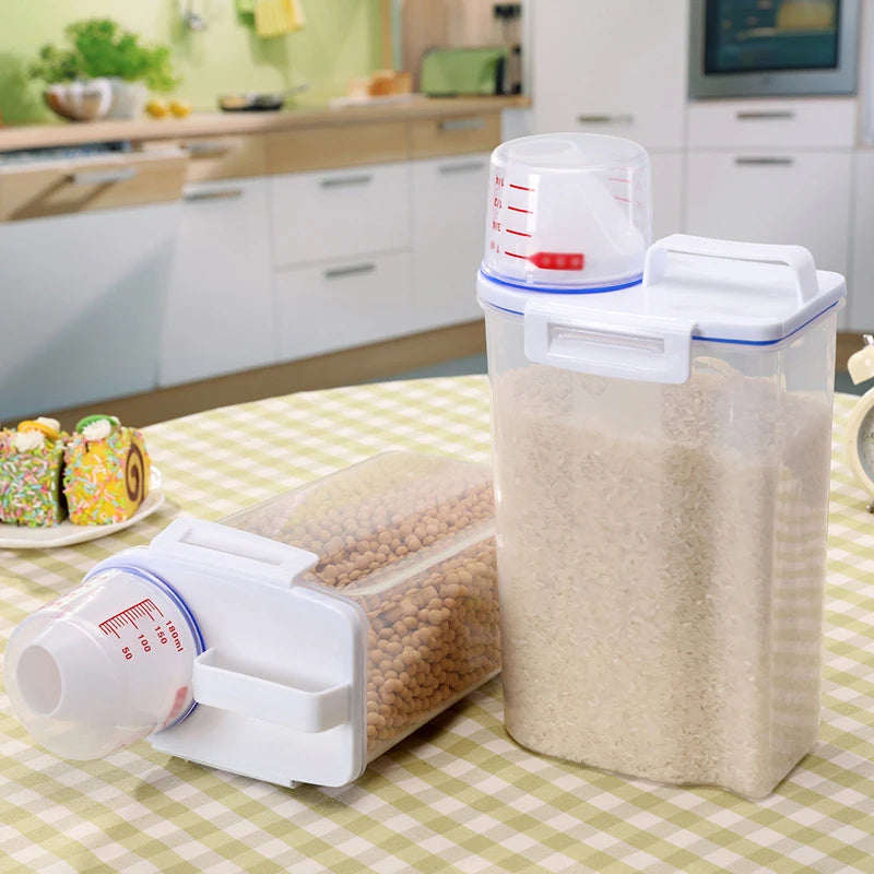 Contenedor Hermético para Almacenar Pienso de Perro y Gato