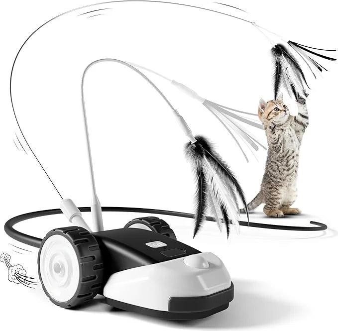 Juguete Inteligente para Gatos con 2 Modos de Movimiento Automático