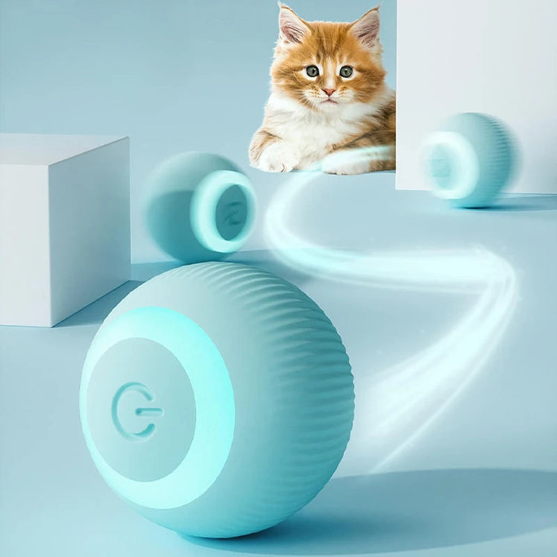 Bola Mágica Rodante Automática para Gatos