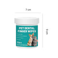 Toallitas Dentales Desechables para Perros y Gatos (50 uds)