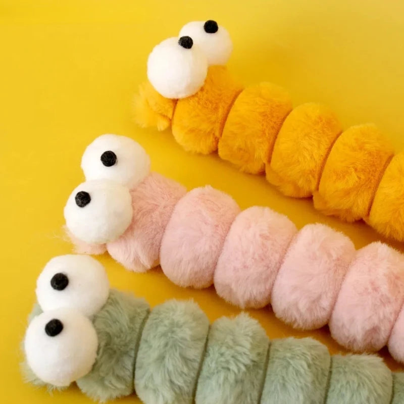 Peluche con Catnip Forma Oruga para Gatos