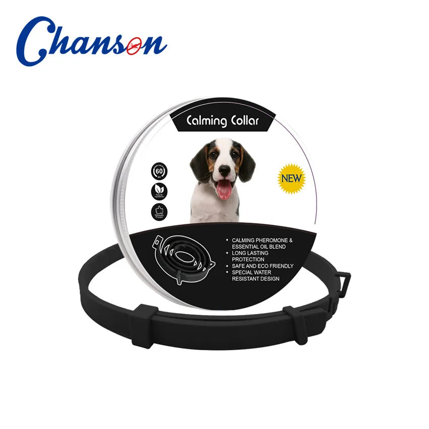 Collar Calmante de Feromonas Antiestrés para Perros y Gatos