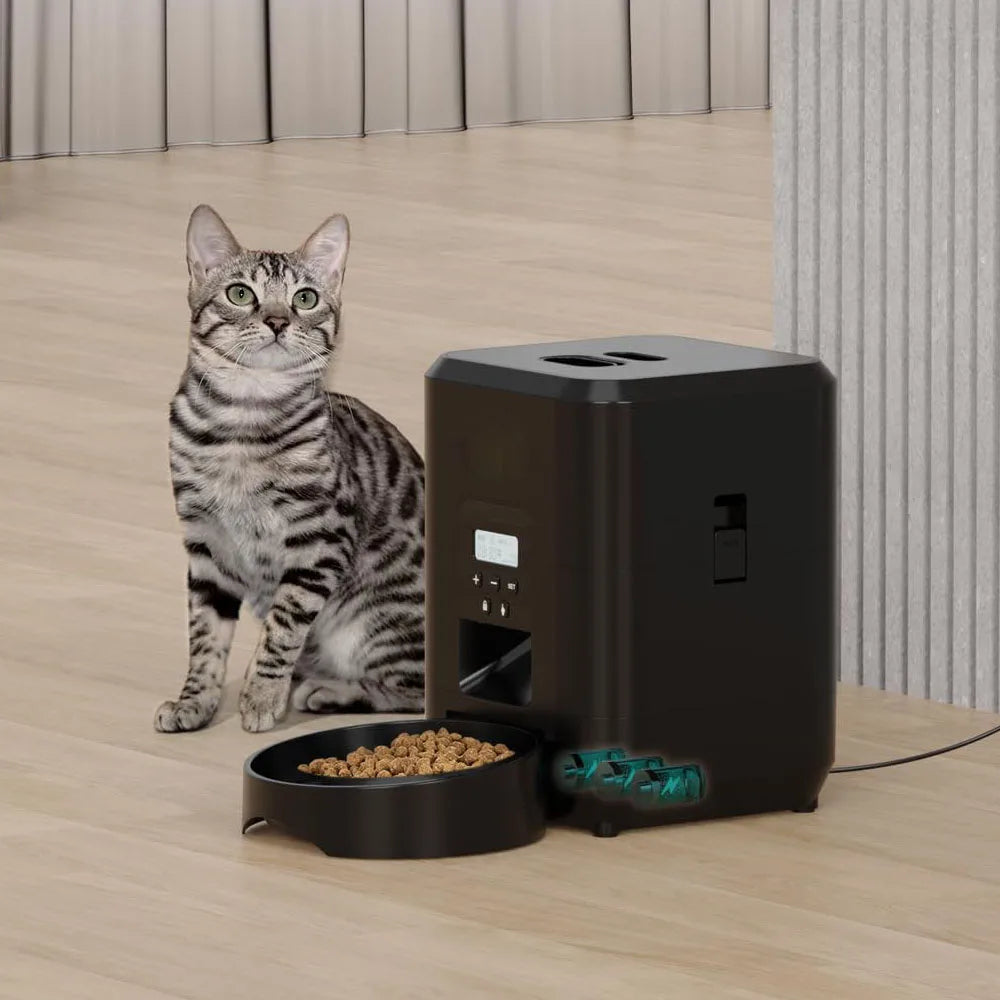 Comedero Automático Programable con Temporizador para Perros y Gatos