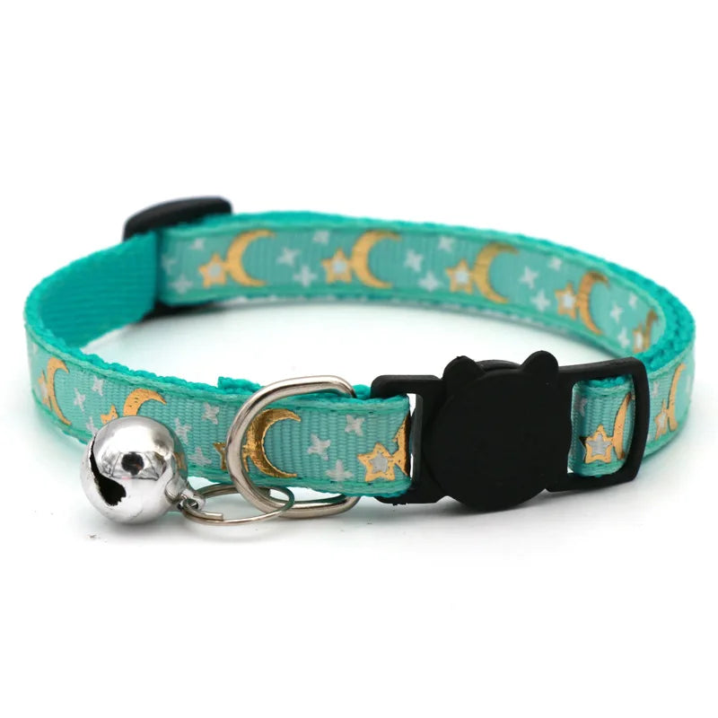Collar Ajustable con Cascabel para Gatos, Diseño de Seguridad