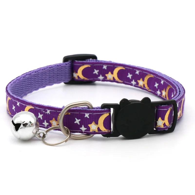 Collar Ajustable con Cascabel para Gatos, Diseño de Seguridad