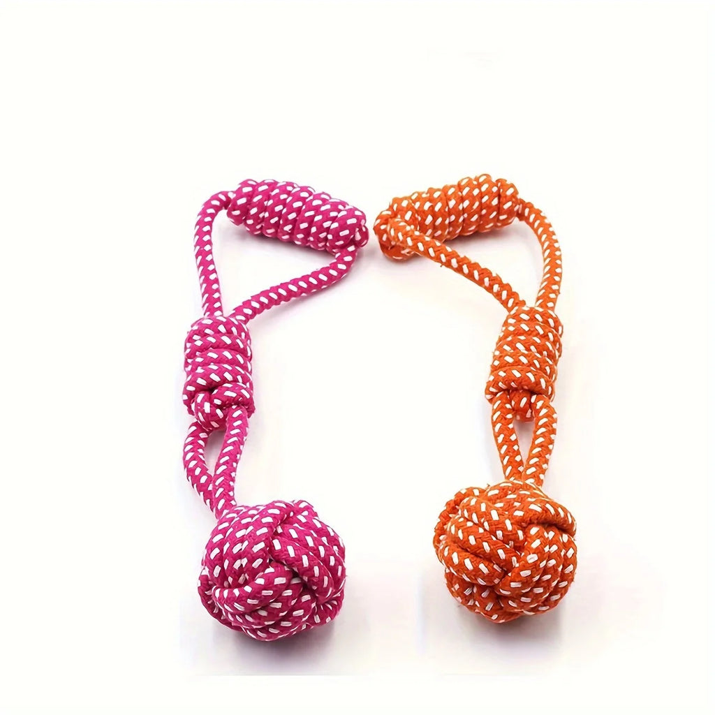 Cuerda de Juguete con Pelota para Morder y Tirar para Perros
