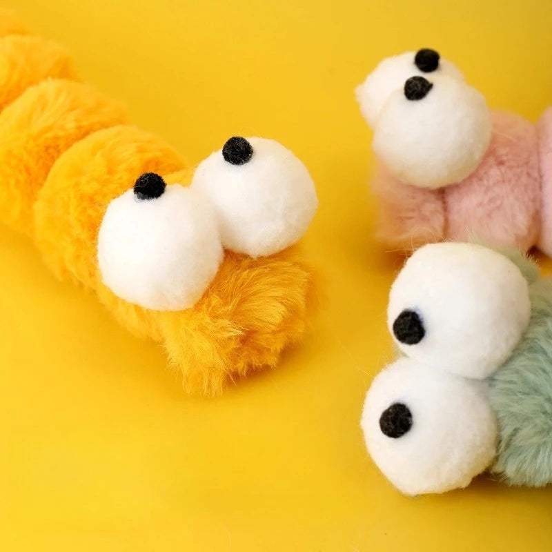 Peluche con Catnip Forma Oruga para Gatos
