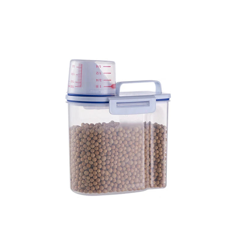 Contenedor Hermético para Almacenar Pienso de Perro y Gato