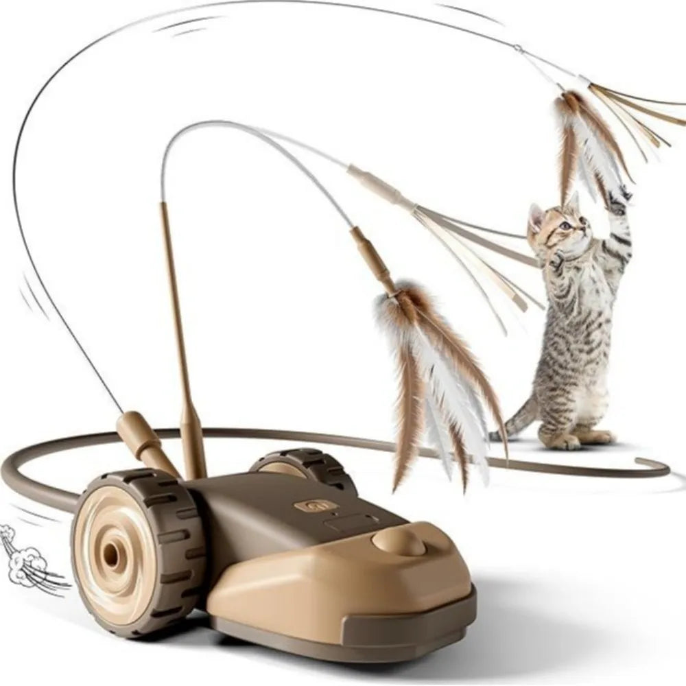 Juguete Inteligente para Gatos con 2 Modos de Movimiento Automático
