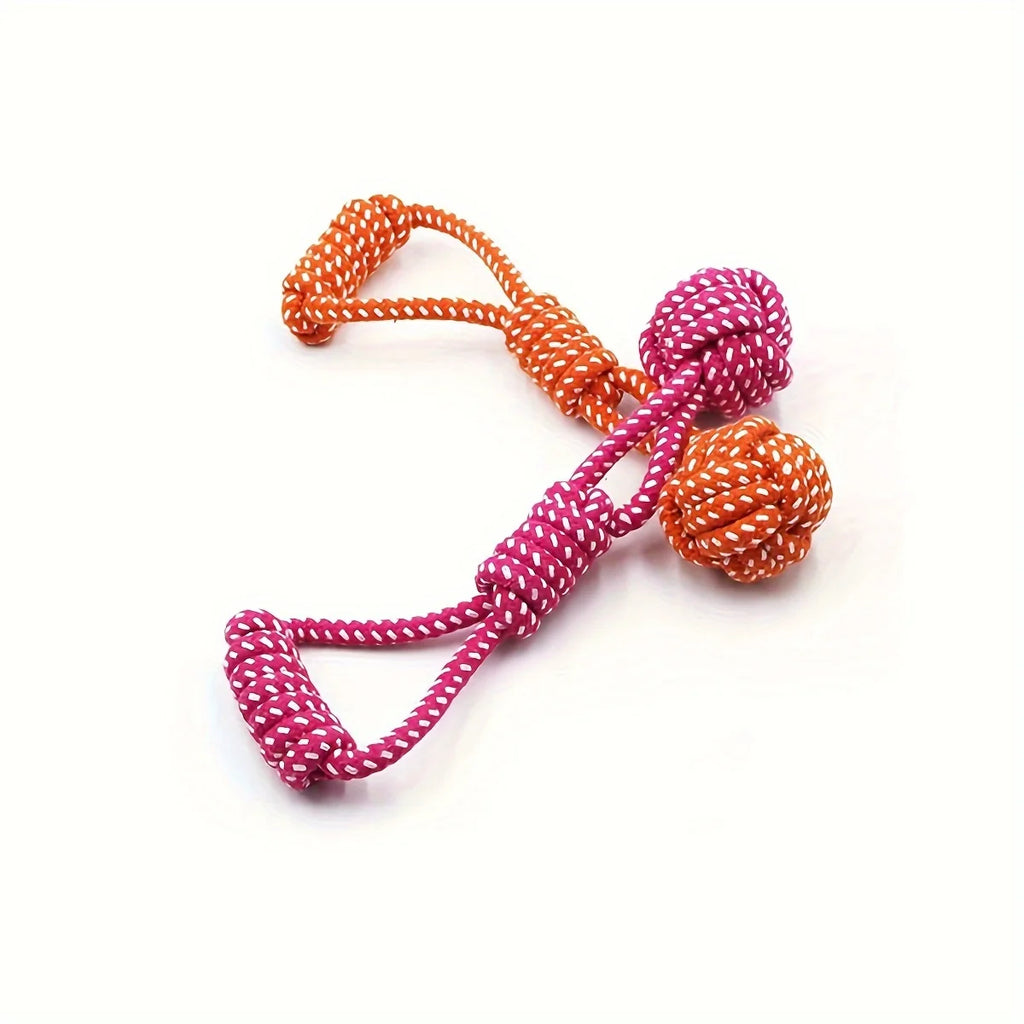 Cuerda de Juguete con Pelota para Morder y Tirar para Perros
