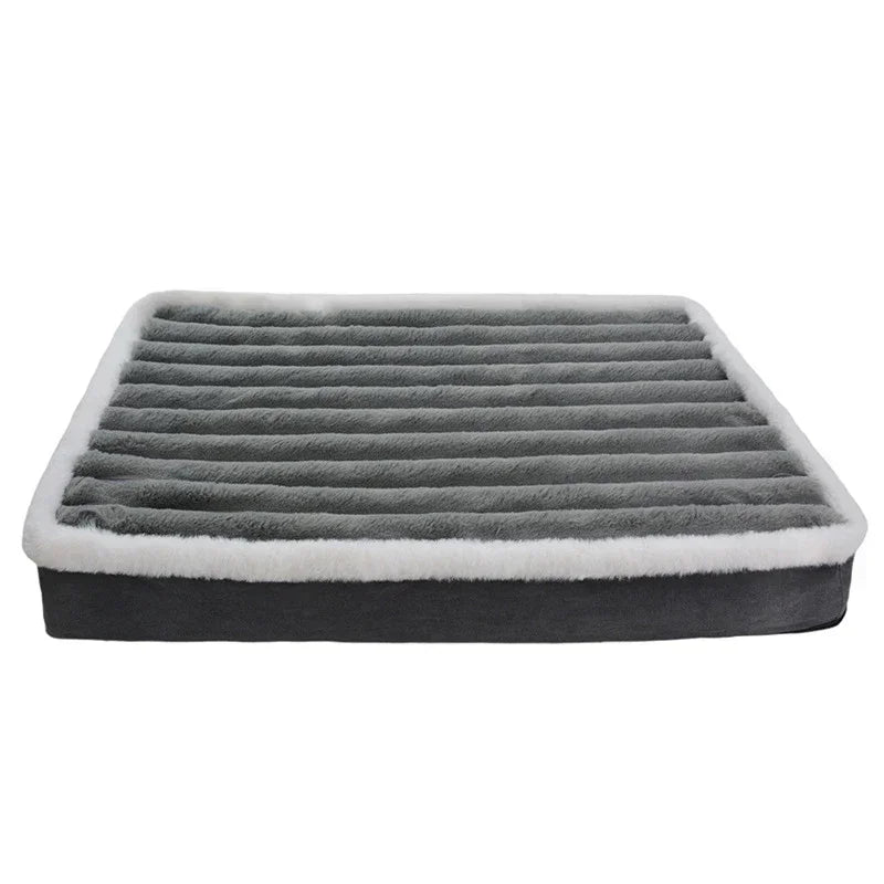 Cama Ortopédica Extra Acolchada Rectangular para Perros y Gatos
