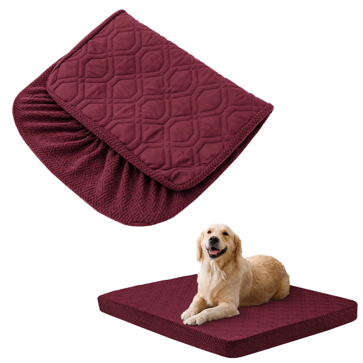 Funda de Repuesto Lavable e Impermeable para Cama de Perro