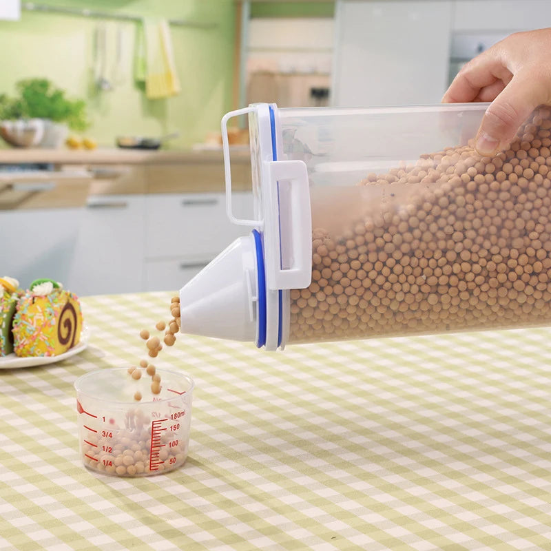 Contenedor Hermético para Almacenar Pienso de Perro y Gato