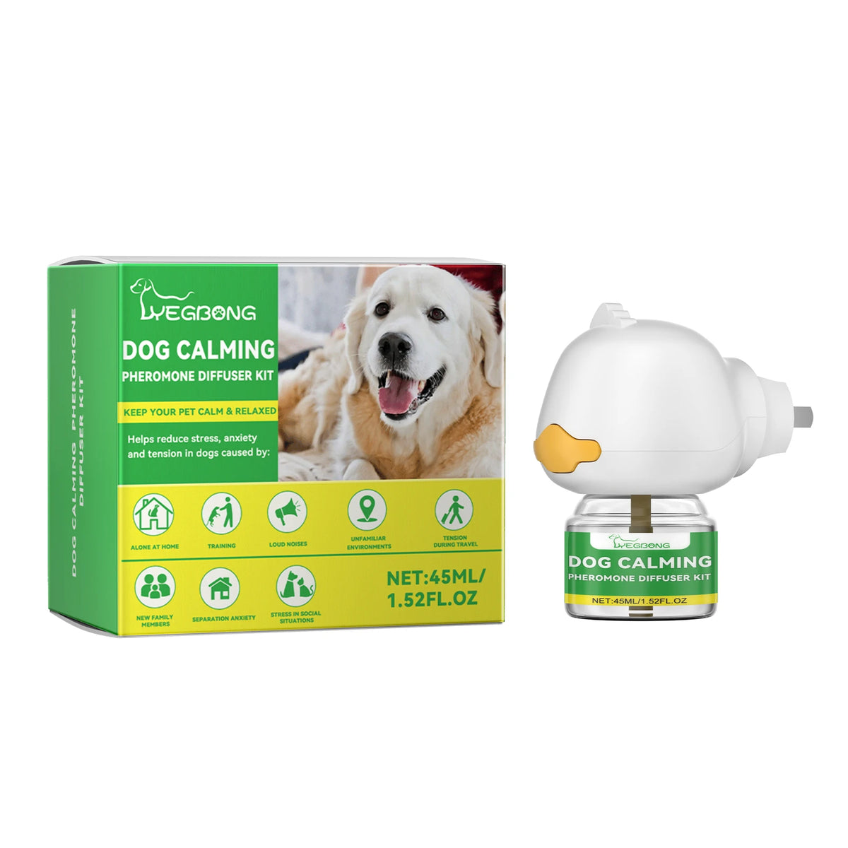 Kit Difusor Calmante Anti-Ansiedad para Perros y Gatos