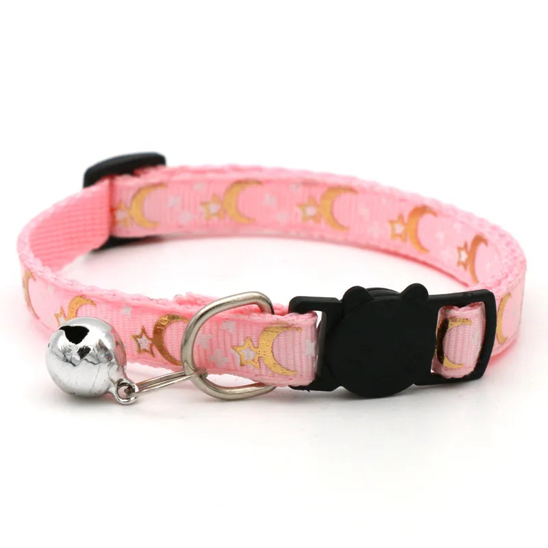 Collar Ajustable con Cascabel para Gatos, Diseño de Seguridad