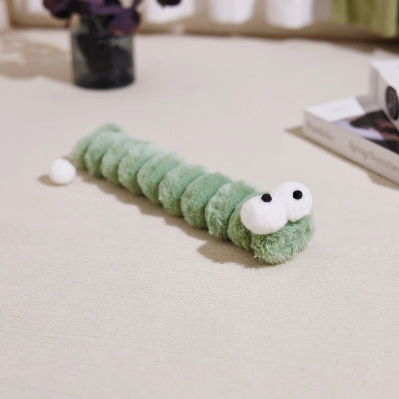 Peluche con Catnip Forma Oruga para Gatos