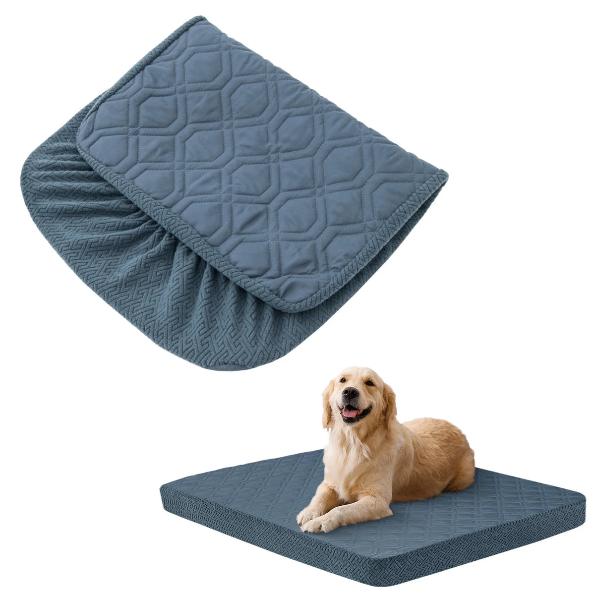 Funda de Repuesto Lavable e Impermeable para Cama de Perro