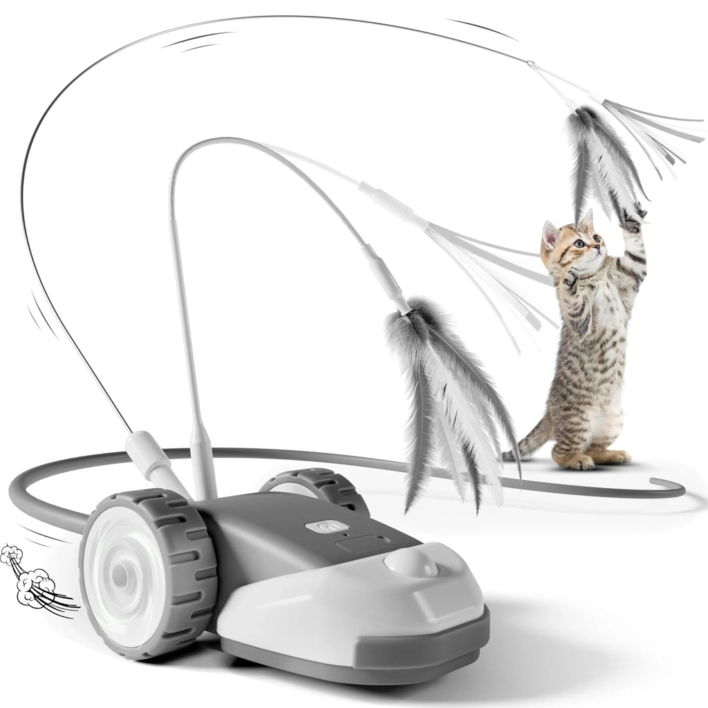 Juguete Inteligente para Gatos con 2 Modos de Movimiento Automático