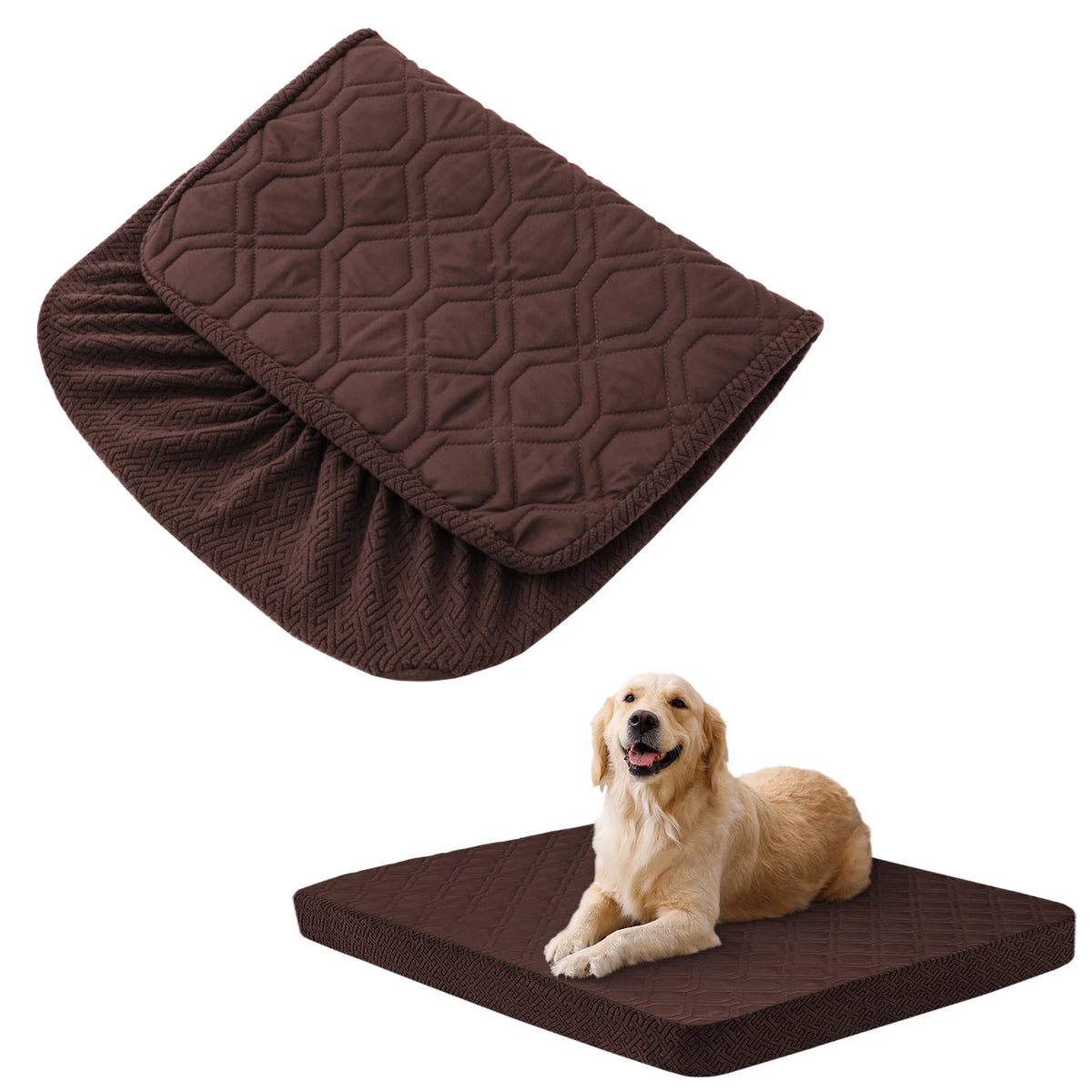 Funda de Repuesto Lavable e Impermeable para Cama de Perro