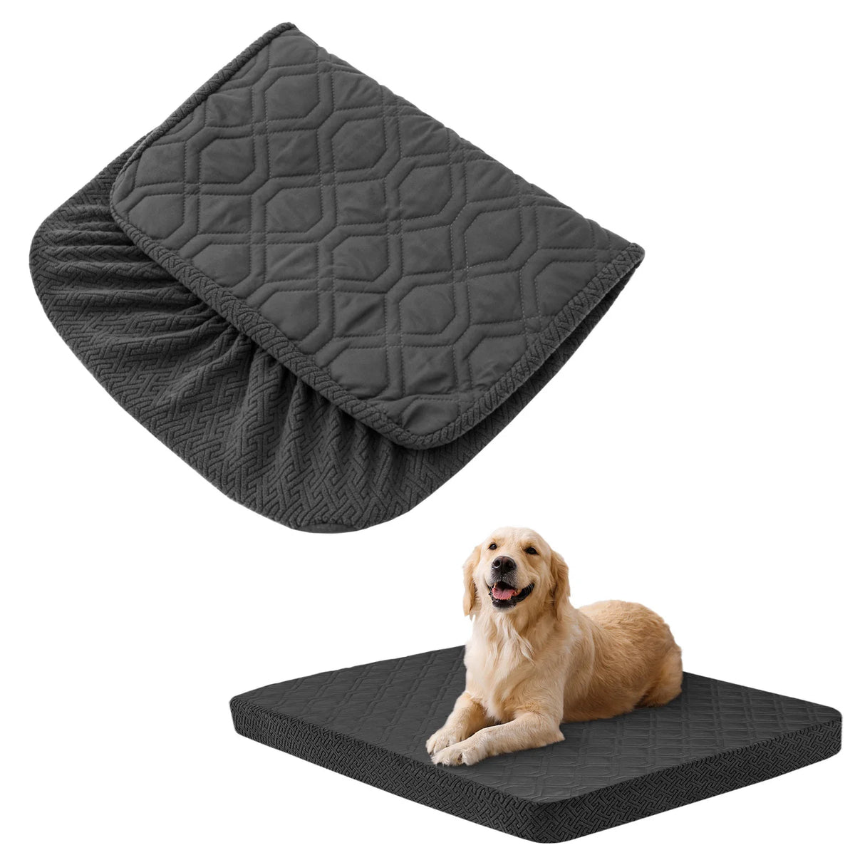 Funda de Repuesto Lavable e Impermeable para Cama de Perro