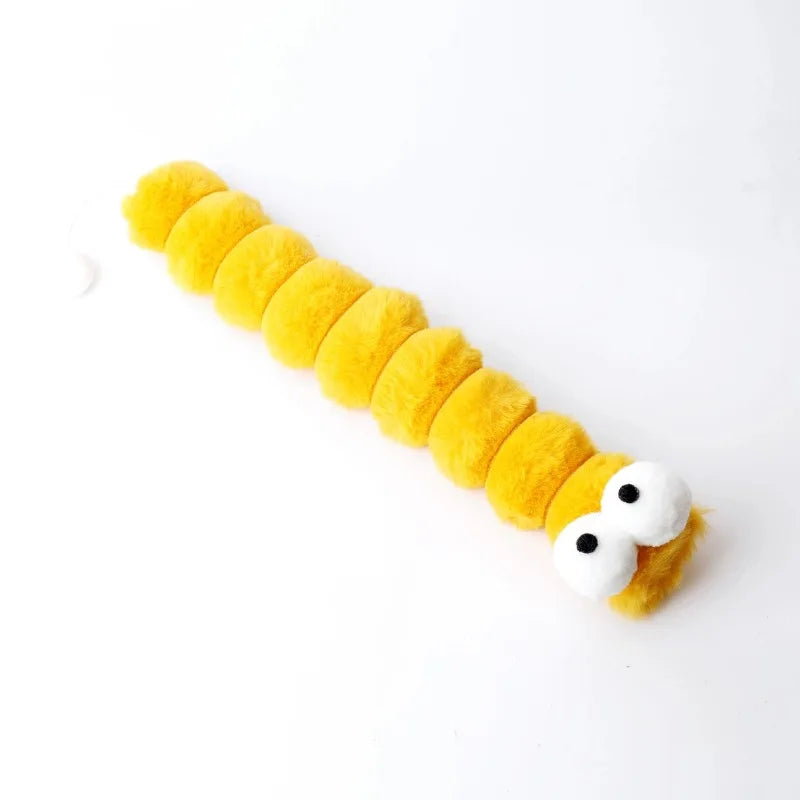 Peluche con Catnip Forma Oruga para Gatos