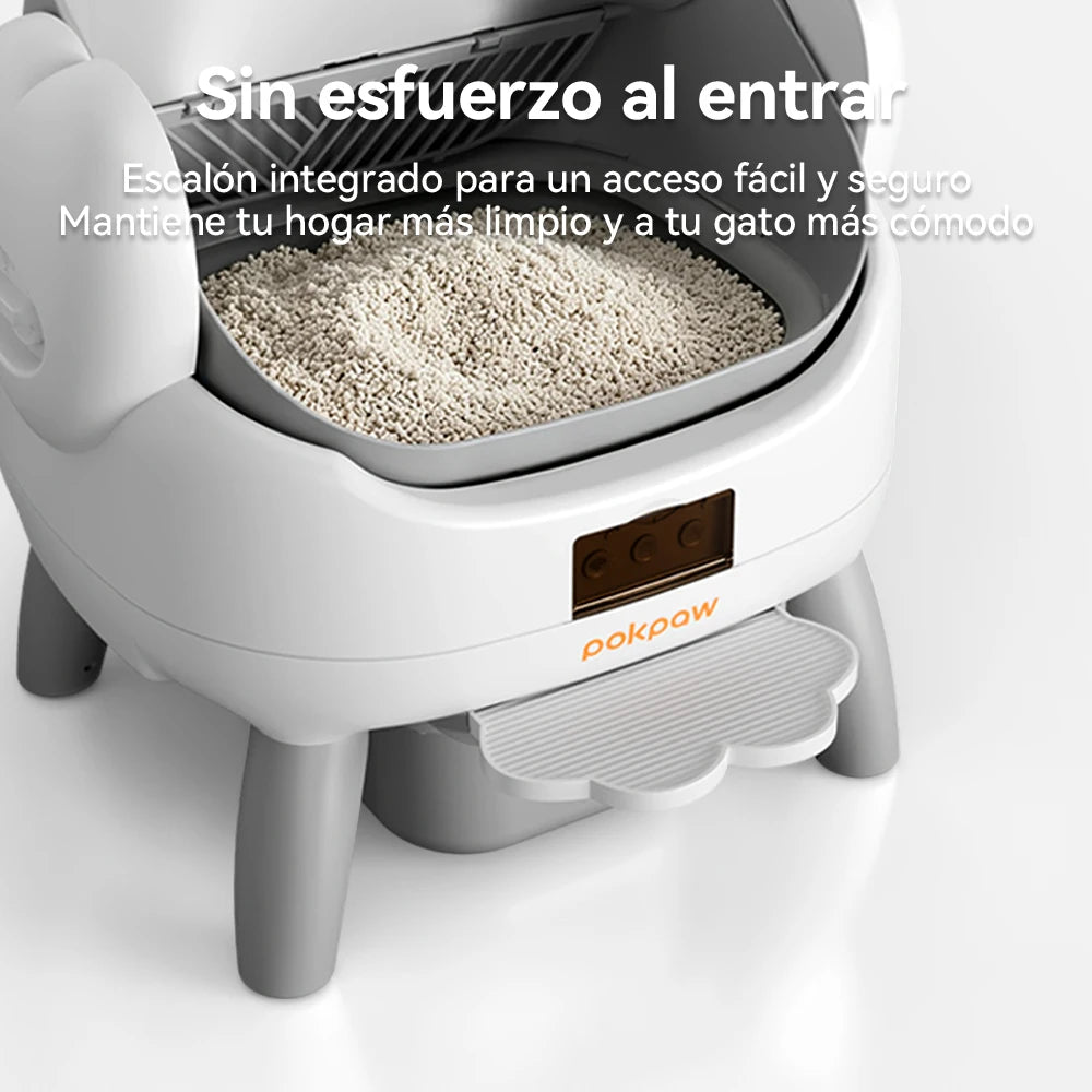 Arenero Automático Inteligente con App 72L para Gatos, Modo Gatito