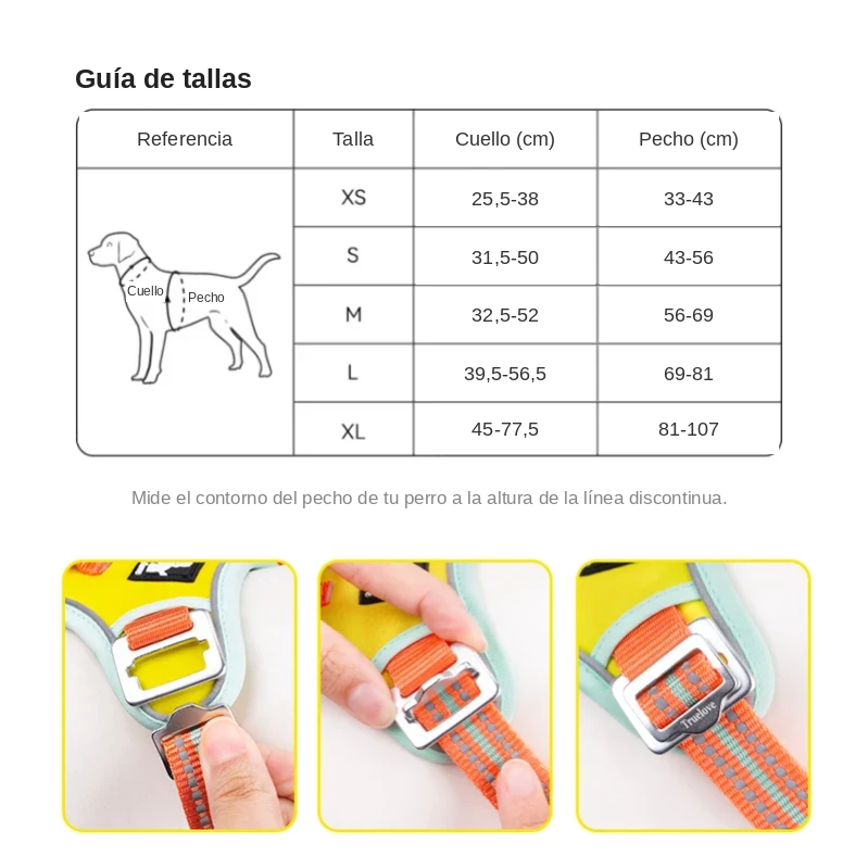 Arnés Truelove Premium Antitirones Reflectante para Perros
