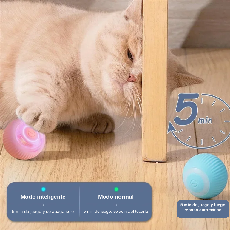 Bola Giratoria Eléctrica Interactiva para Gatos