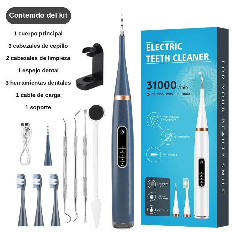 Cepillo de Dientes Ultrasónico Eléctrico para Cachorros y Perros