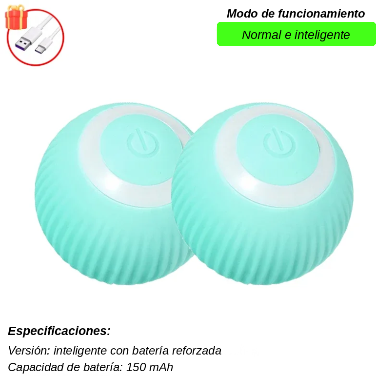 Bola Interactiva con Cola Falsa Recargable para Gatos