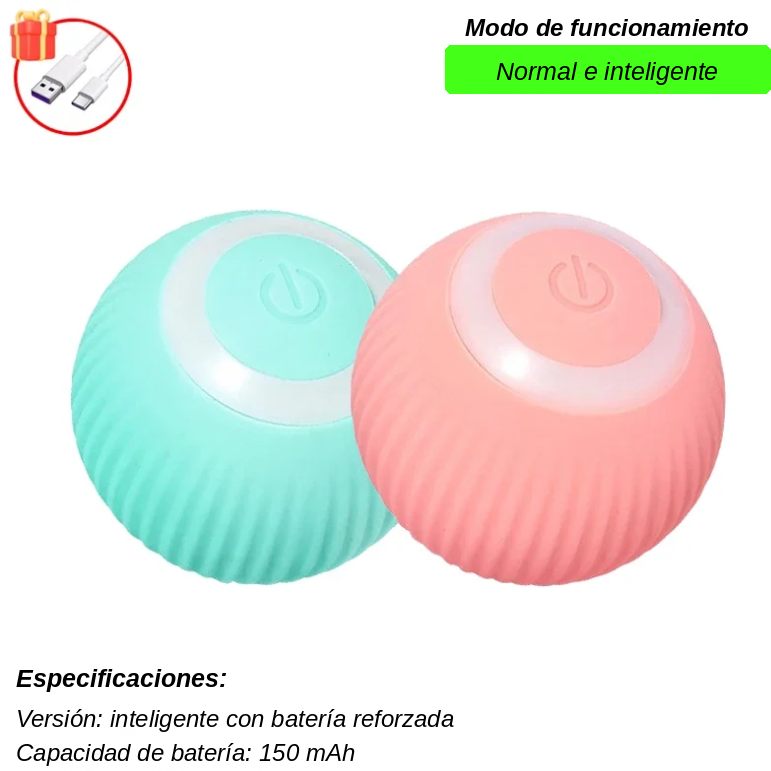 Bola Interactiva con Cola Falsa Recargable para Gatos