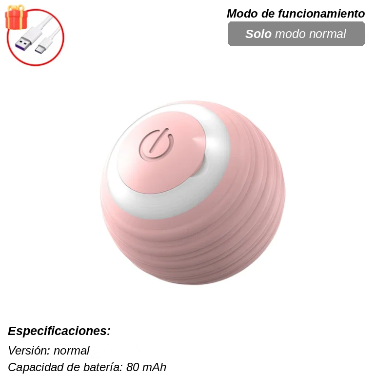 Bola Interactiva con Cola Falsa Recargable para Gatos