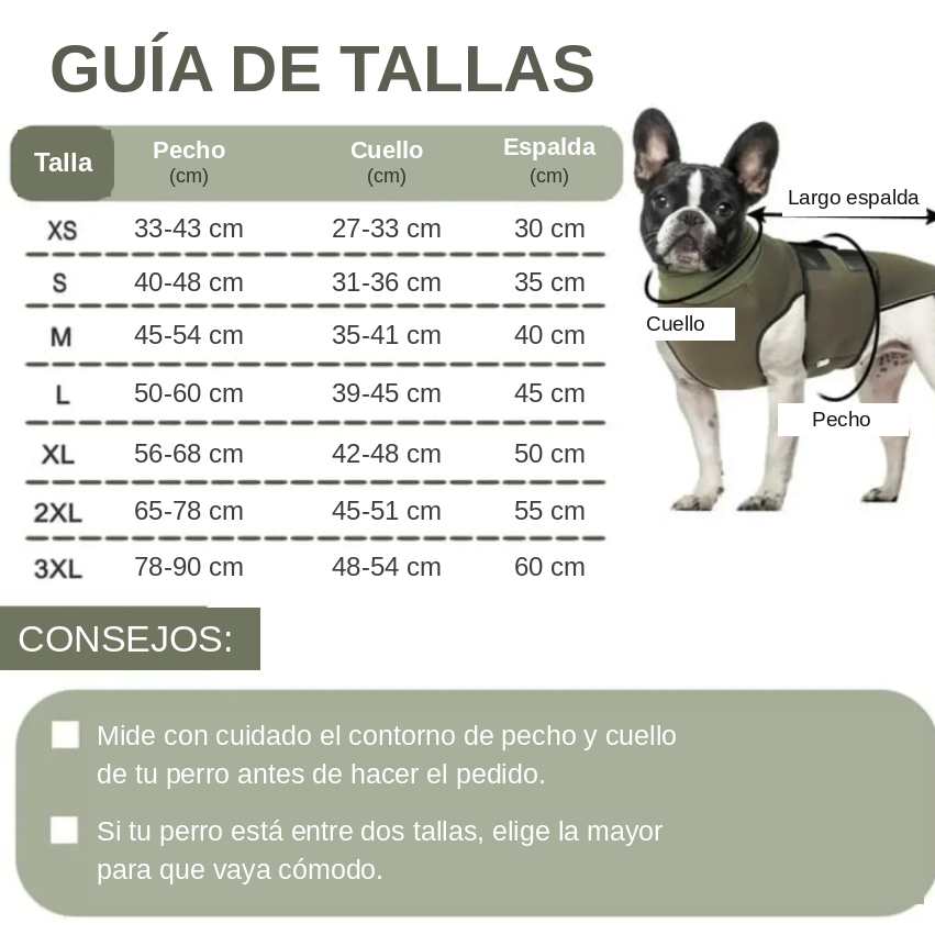 Chaqueta Antiansiedad con Capucha para Perros