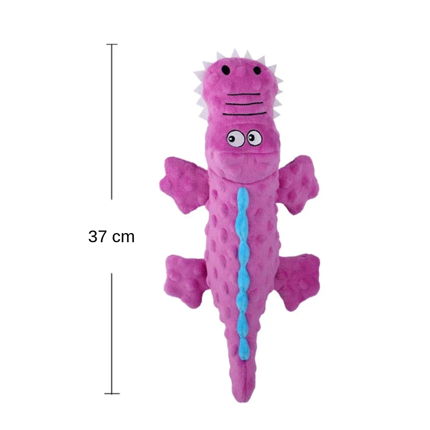 Peluche Cocodrilo con Chirriador Resistente a Mordidas para Perros