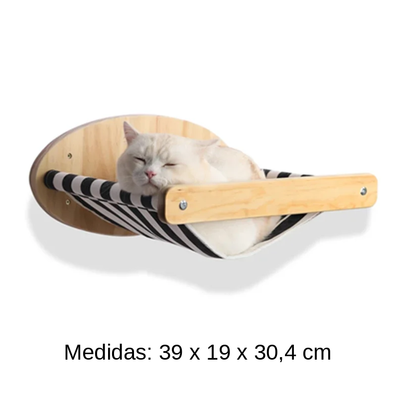 Estantes de Pared Escalables para Gatos con Rampa y Escalera de Cuerda