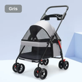 Carrito Cochecito Plegable para Mascotas, Ligero y Portátil para Paseos