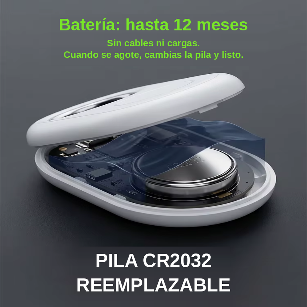 Localizador para Perros y Gatos Compatible con iPhone y Android, sin Cuota Mensual