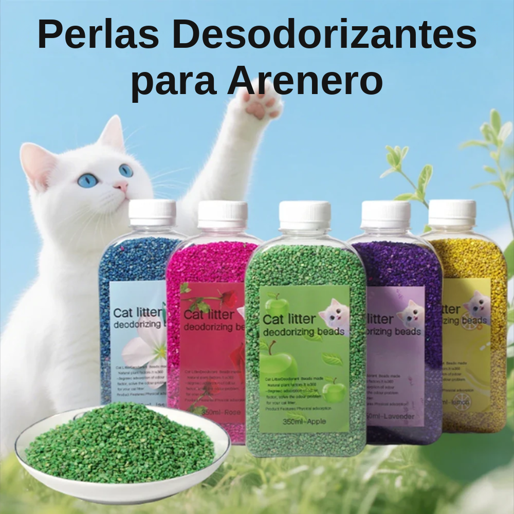 Perlas Desodorizantes para Arenero de Gatos