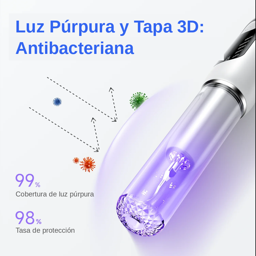 Escalador Dental Ultrasónico 5 Modos con Luz UV para Perros y Gatos