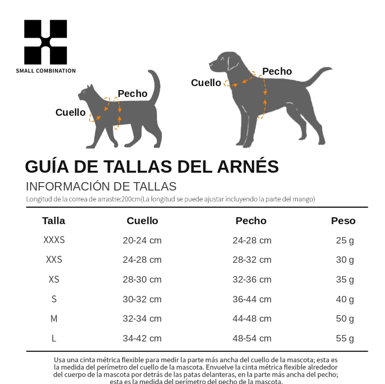 Set Arnés y Correa a Juego Reflectante para Perros